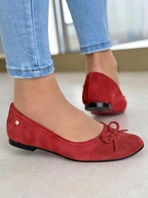 Baleriny ze skóry naturalnej OLEKSY Polskiej produkcji