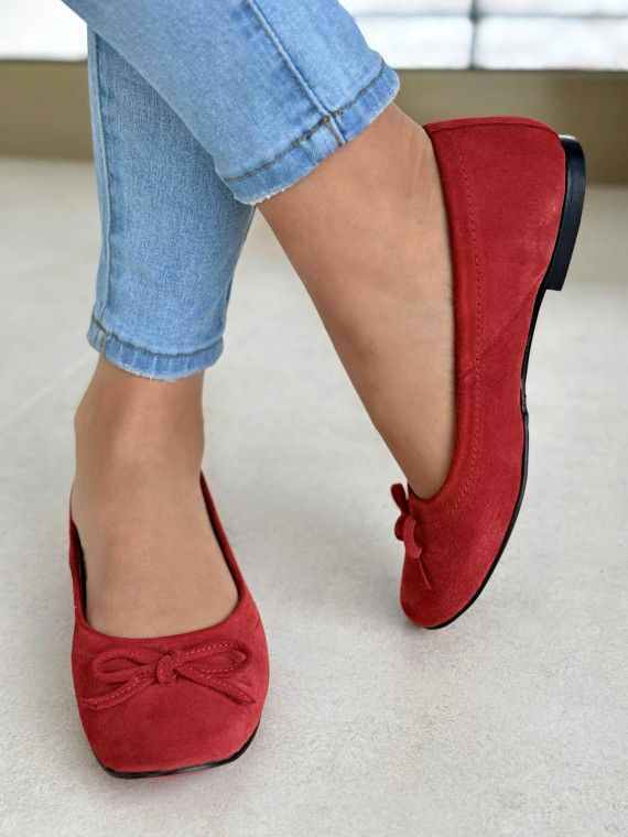 Baleriny ze skóry naturalnej OLEKSY Polskiej produkcji