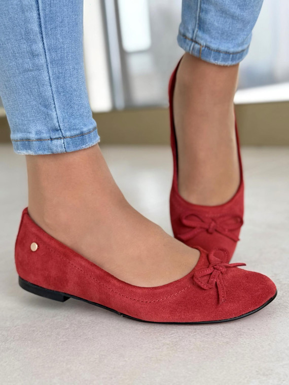 Baleriny ze skóry naturalnej OLEKSY Polskiej produkcji