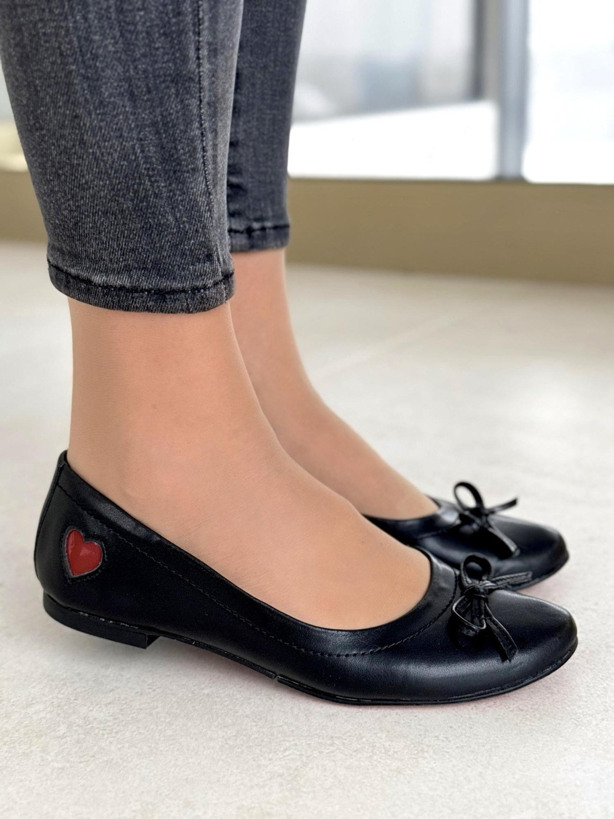 Baleriny ze skóry naturalnej OLEKSY Polskiej produkcji