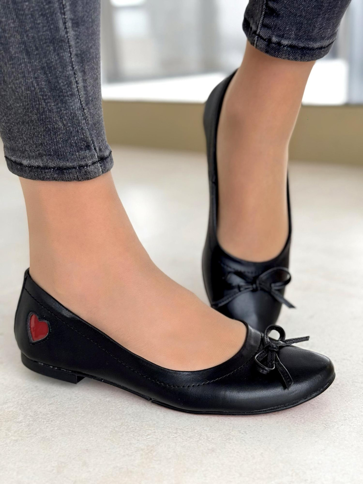 Baleriny ze skóry naturalnej OLEKSY Polskiej produkcji