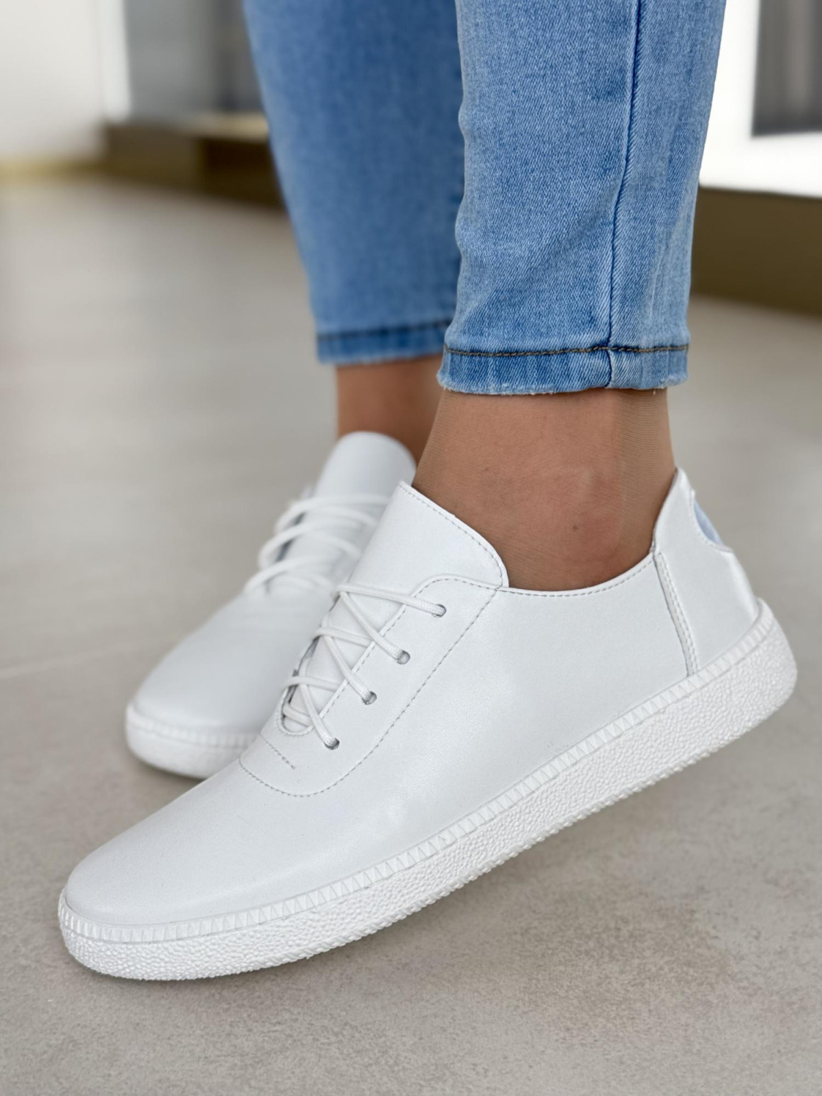 Sneakersy OLEKSY ze skóry Polskiej produkcji