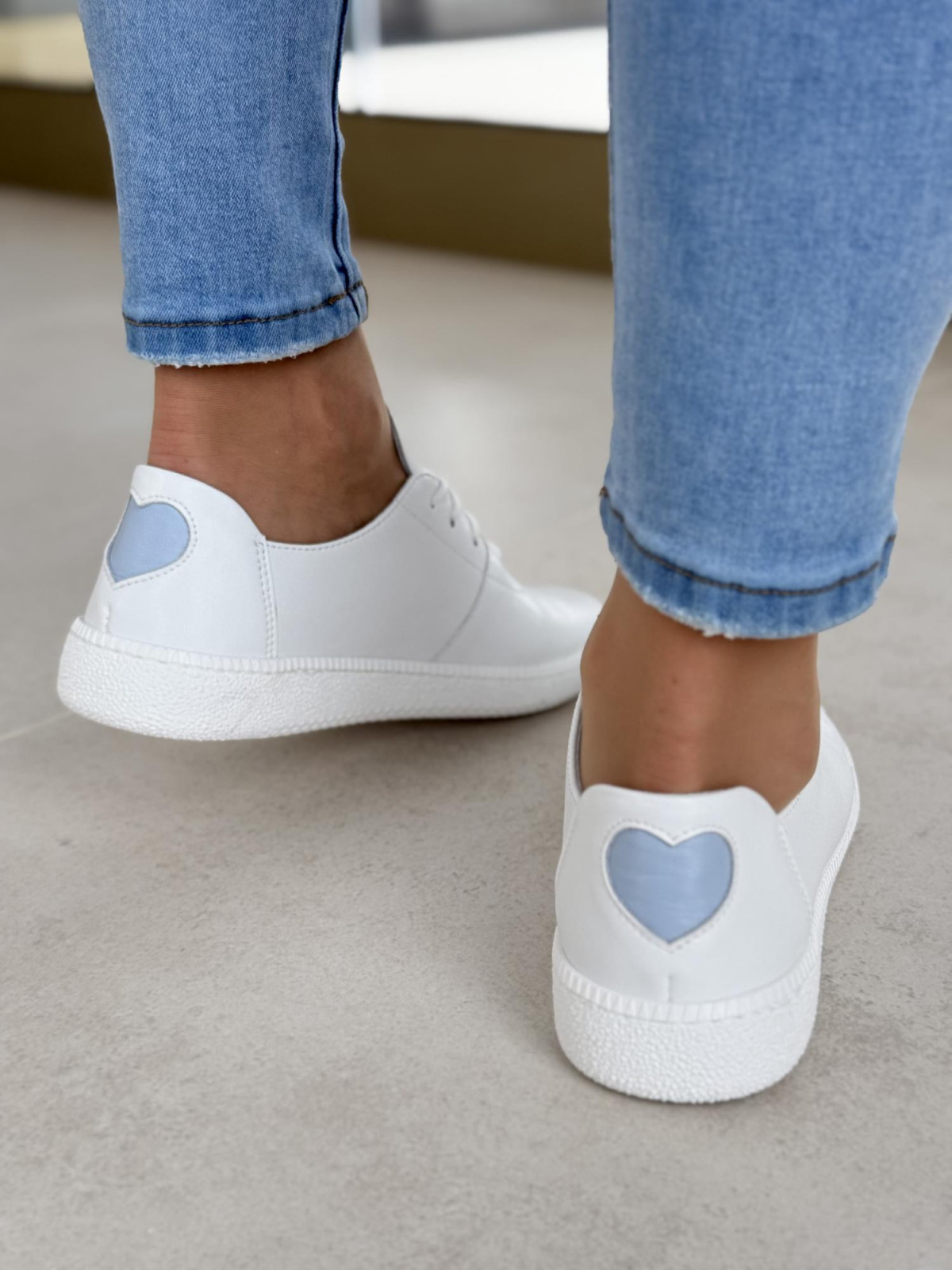 Sneakersy OLEKSY ze skóry Polskiej produkcji