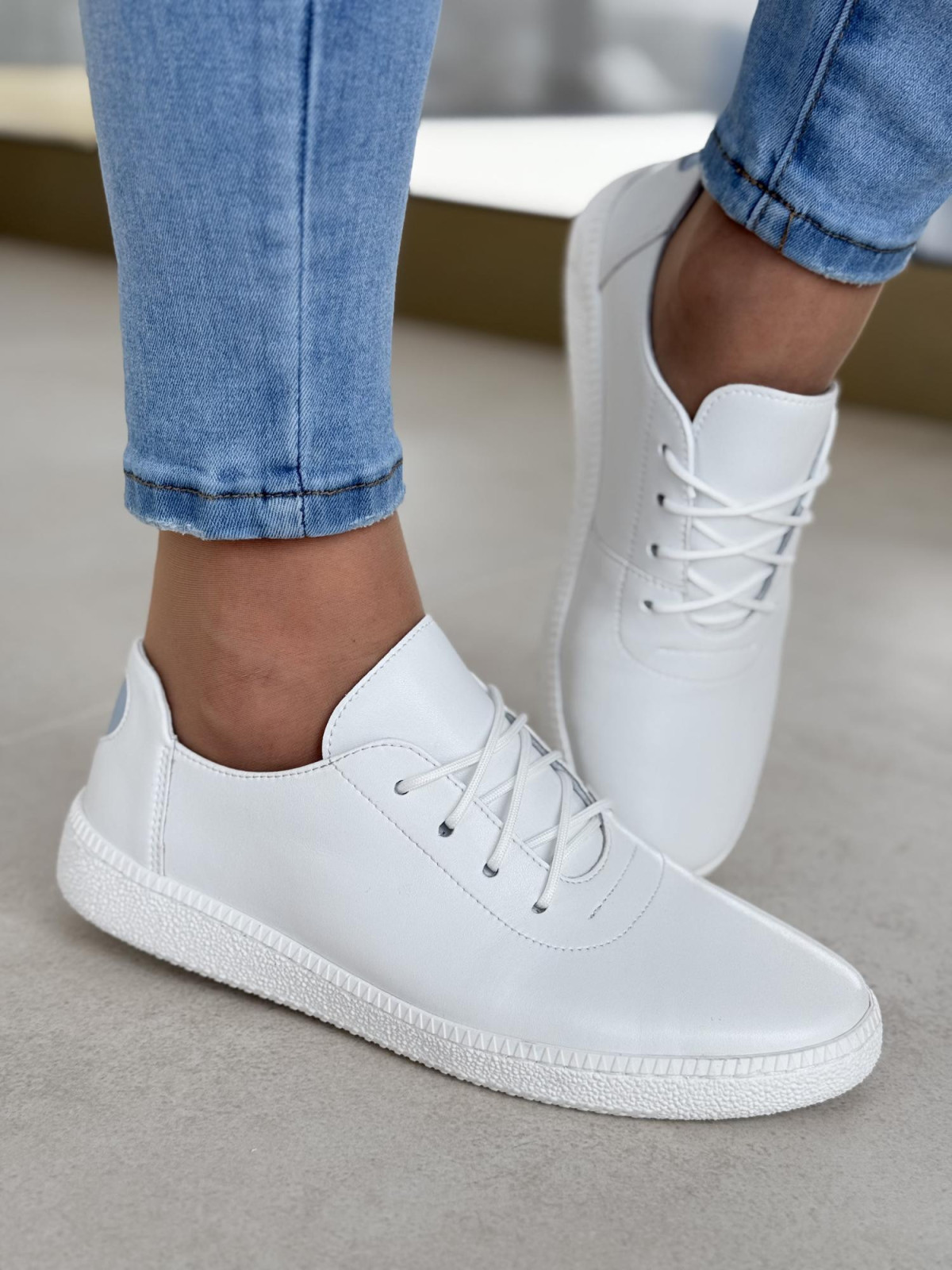 Sneakersy OLEKSY ze skóry Polskiej produkcji