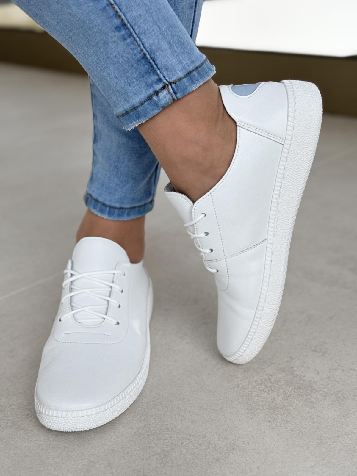 Sneakersy OLEKSY ze skóry Polskiej produkcji