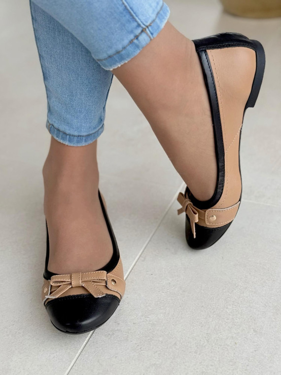 Baleriny skórzane OLEKSY Polskiej produkcji