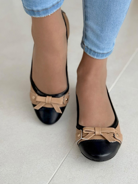 Baleriny skórzane OLEKSY Polskiej produkcji