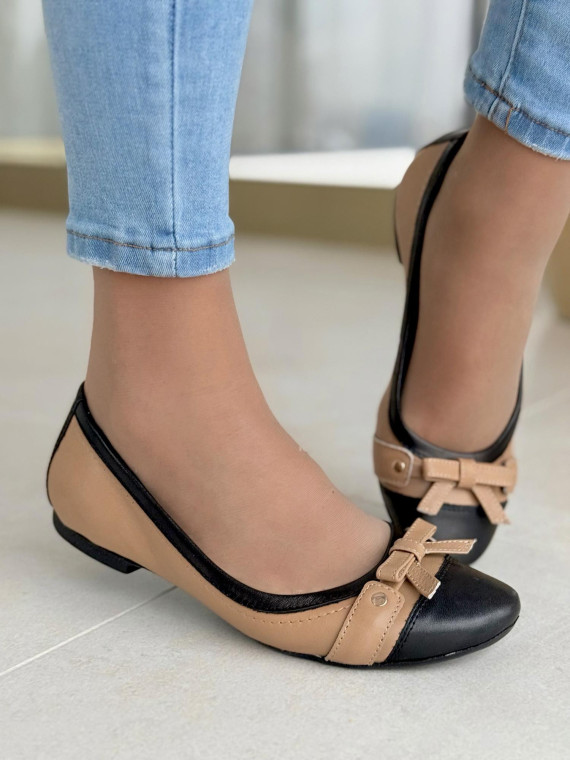 Baleriny skórzane OLEKSY Polskiej produkcji