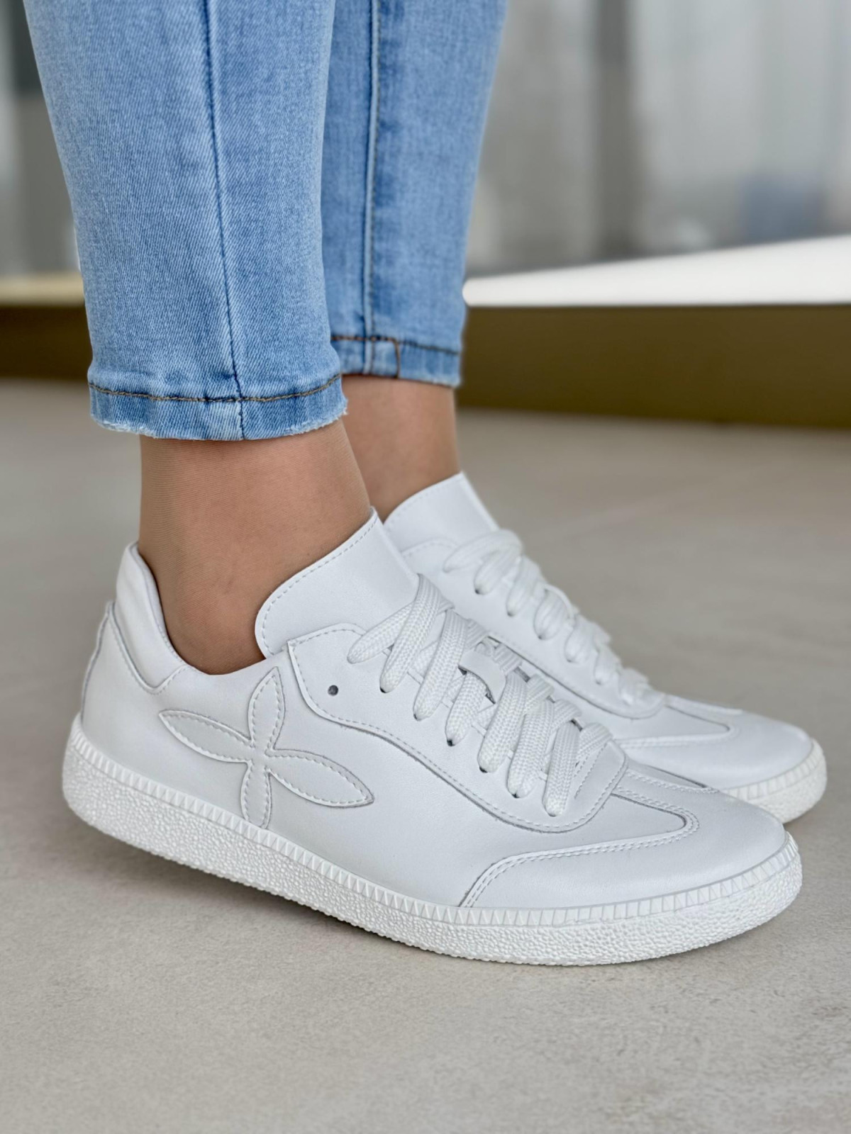 Sneakersy OLEKSY ze skóry Polskiej produkcji