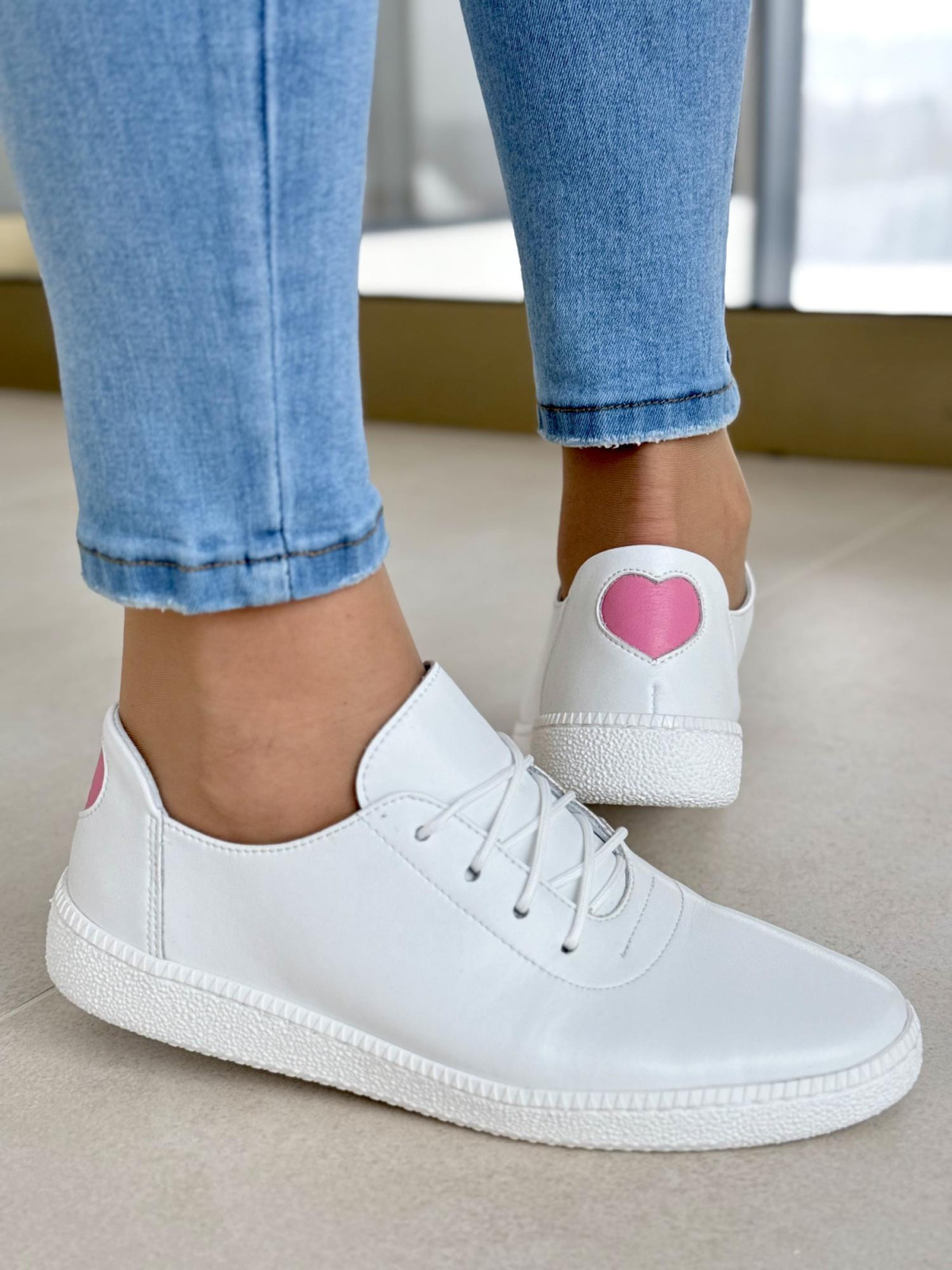 Sneakersy OLEKSY ze skóry Polskiej produkcji