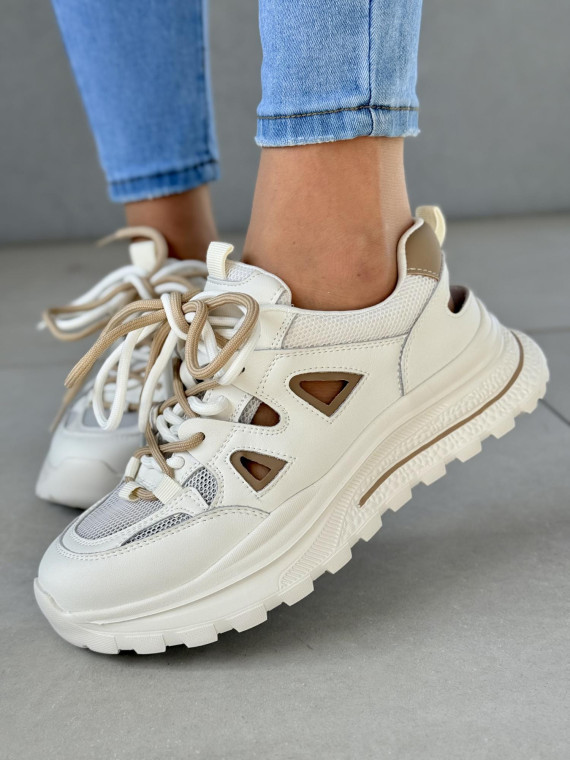 Sneakersy ze skóry naturalnej