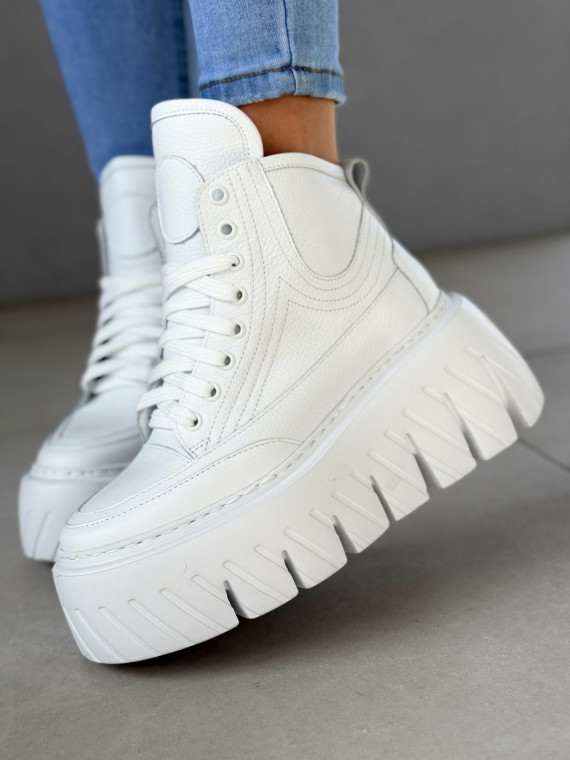 Sneakers ze skóry naturalnej OLEKSY Polskiej produkcji