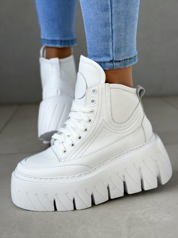 Sneakers ze skóry naturalnej OLEKSY Polskiej produkcji