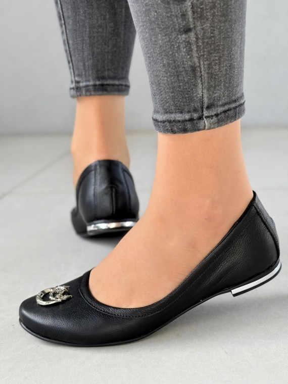 Baleriny ze skóry naturalnej OLEKSY Polskiej produkcji