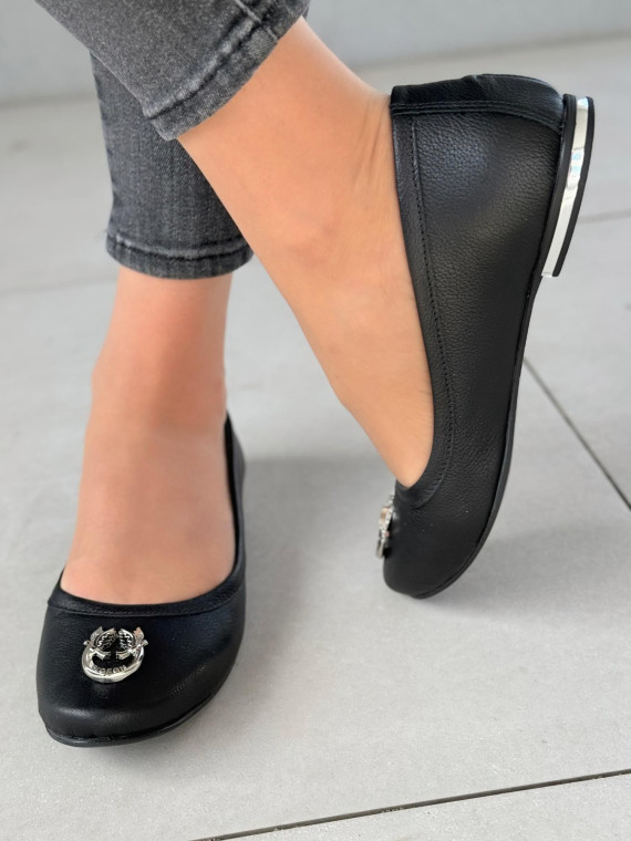 Baleriny ze skóry naturalnej OLEKSY Polskiej produkcji