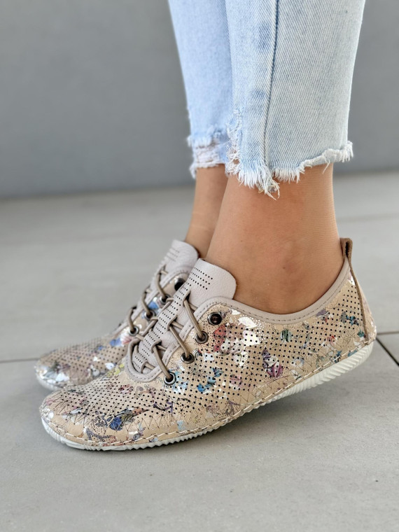 Sneakersy ze skóry naturalnej