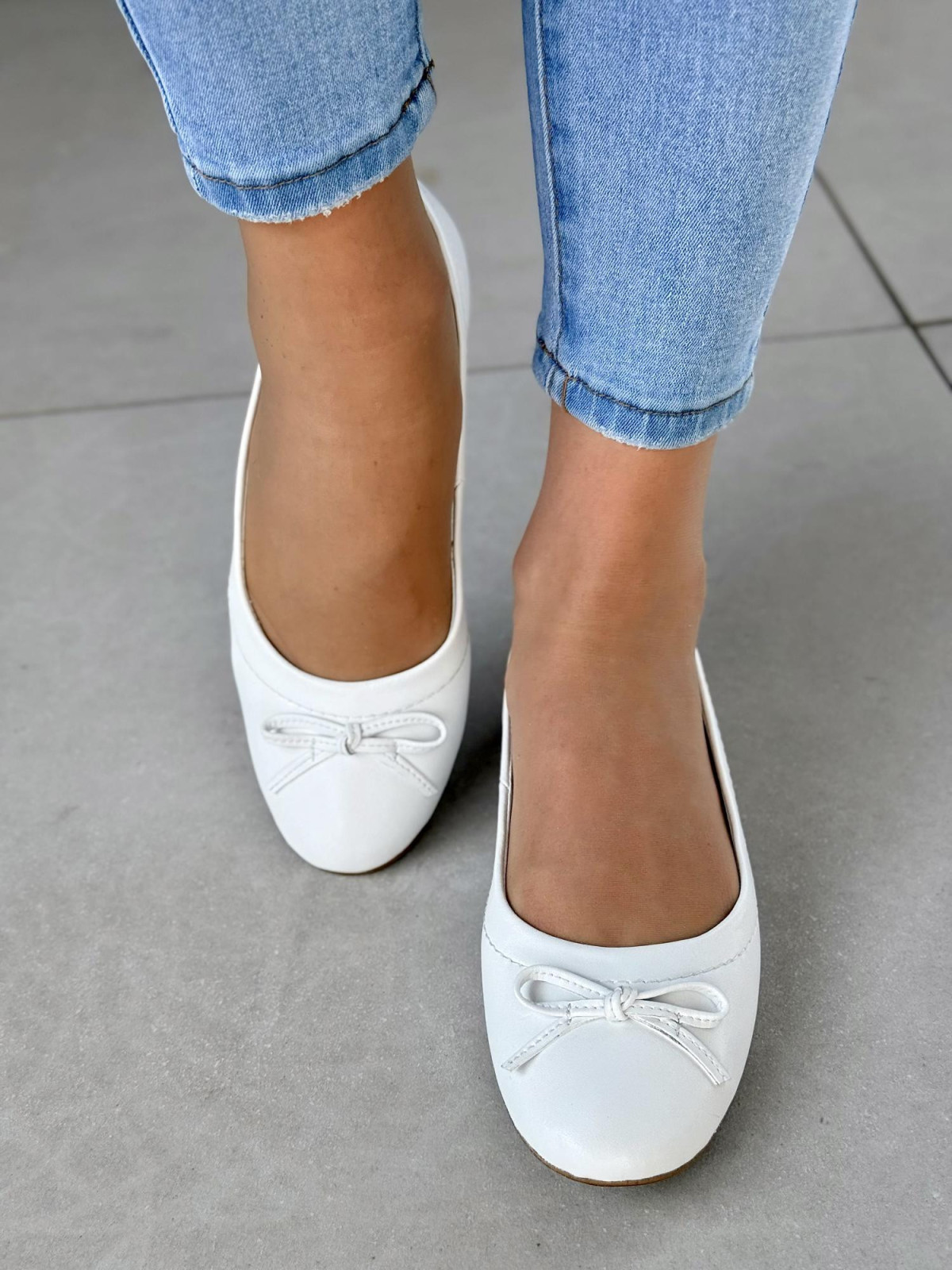 Balerinki ze skóry naturalnej OLEKSY Polskiej produkcji