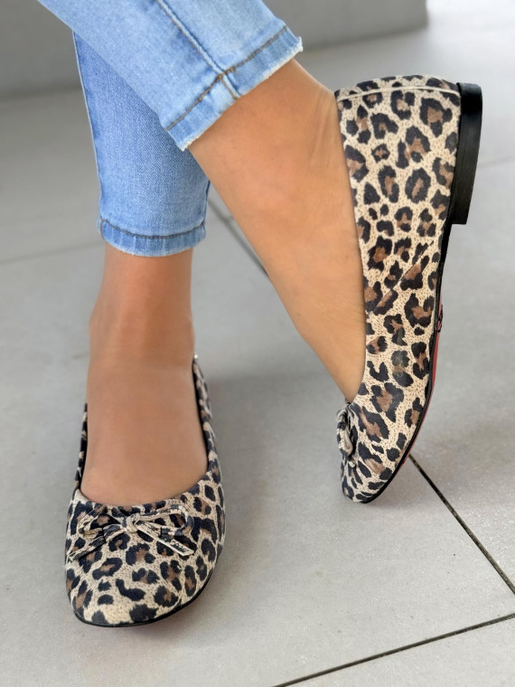 Baleriny ze skóry naturalnej