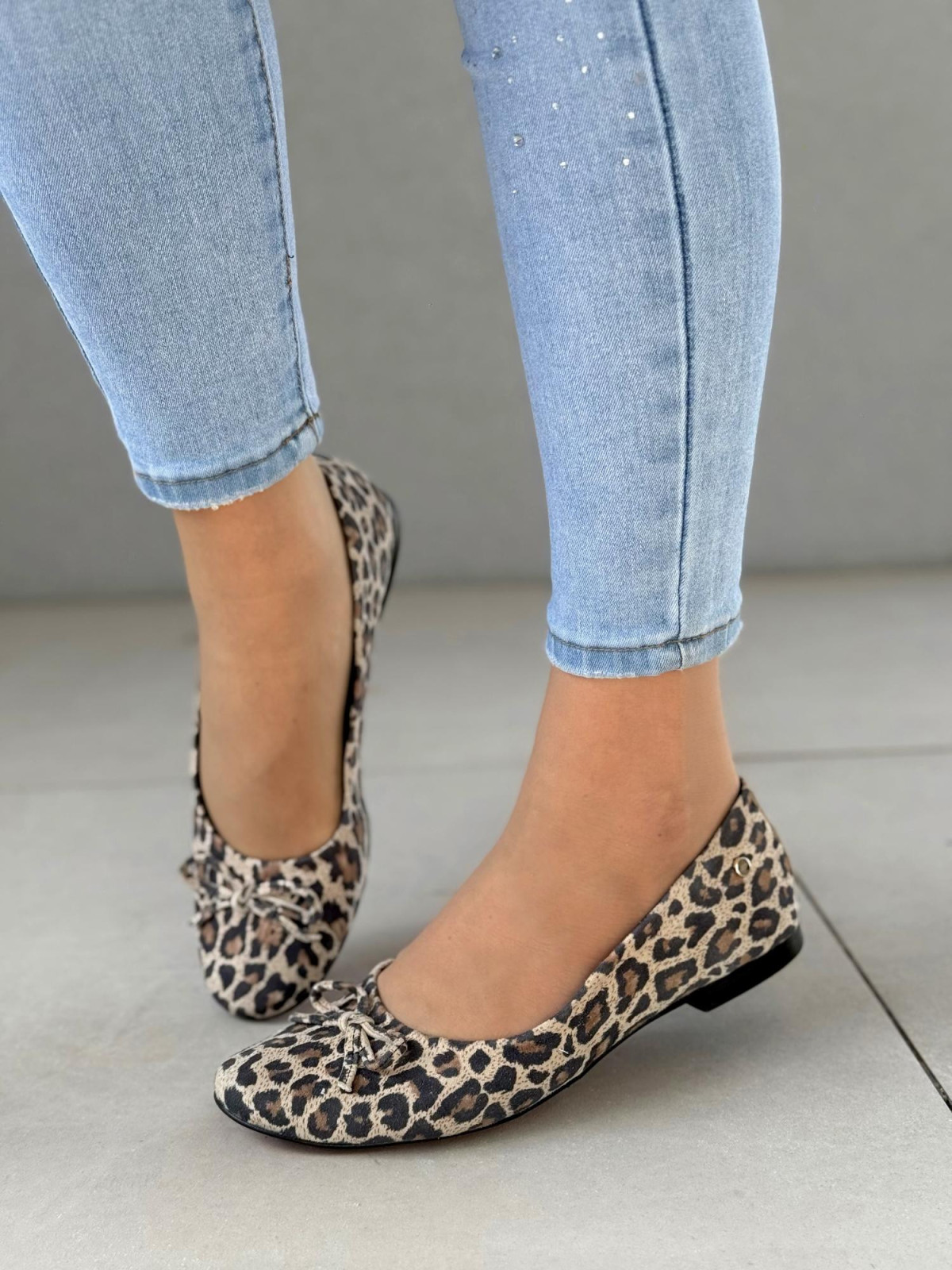 Baleriny ze skóry naturalnej