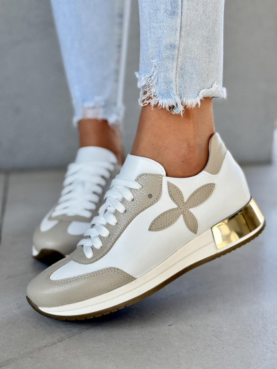 Sneakersy OLEKSY ze skóry naturalnej, Polskiej produkcji