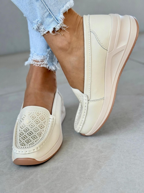 Mokasyny ze skóry naturalnej