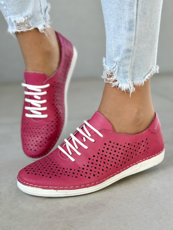 Trampki damskie skórzane