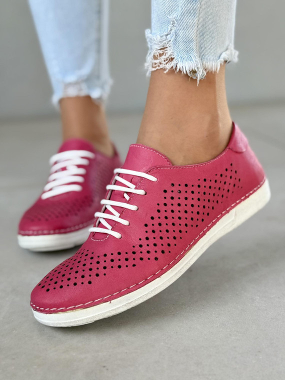 Trampki damskie skórzane