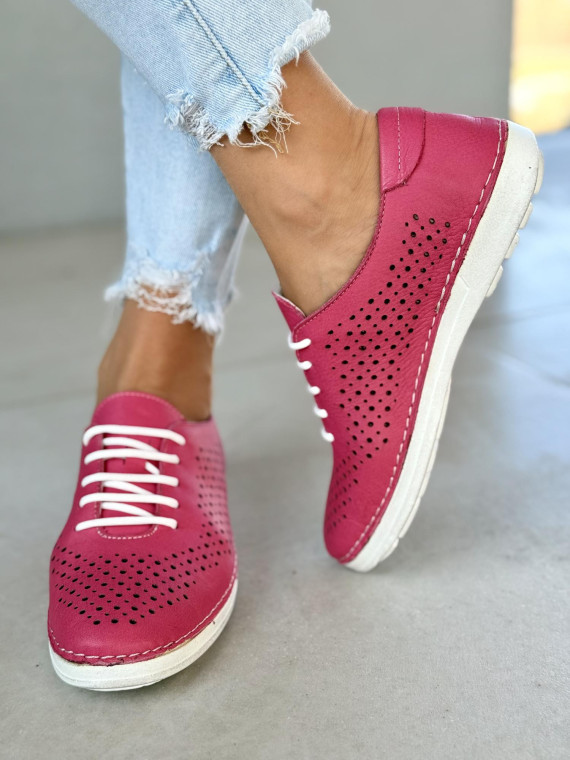 Trampki damskie skórzane