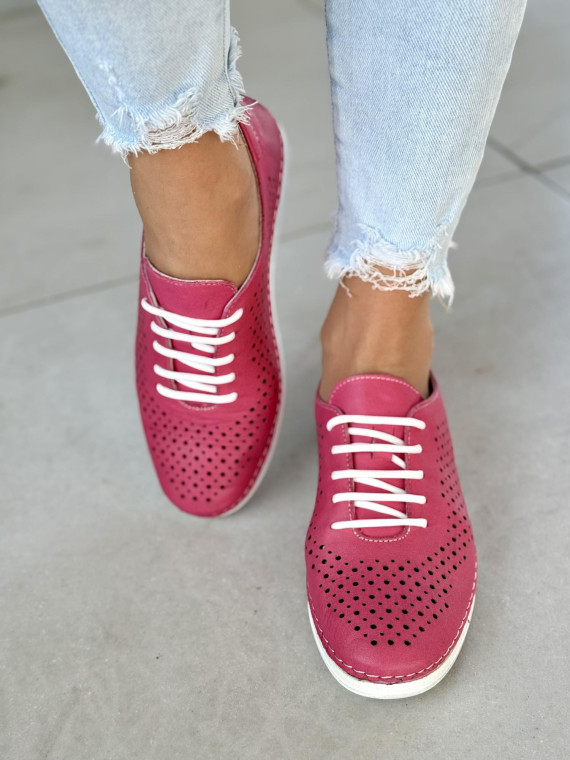 Trampki damskie skórzane