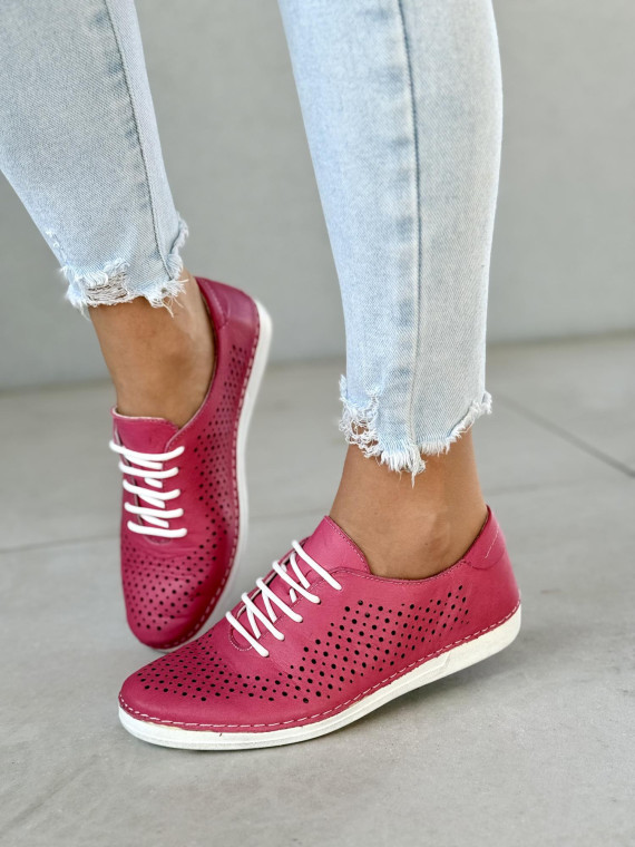 Trampki damskie skórzane