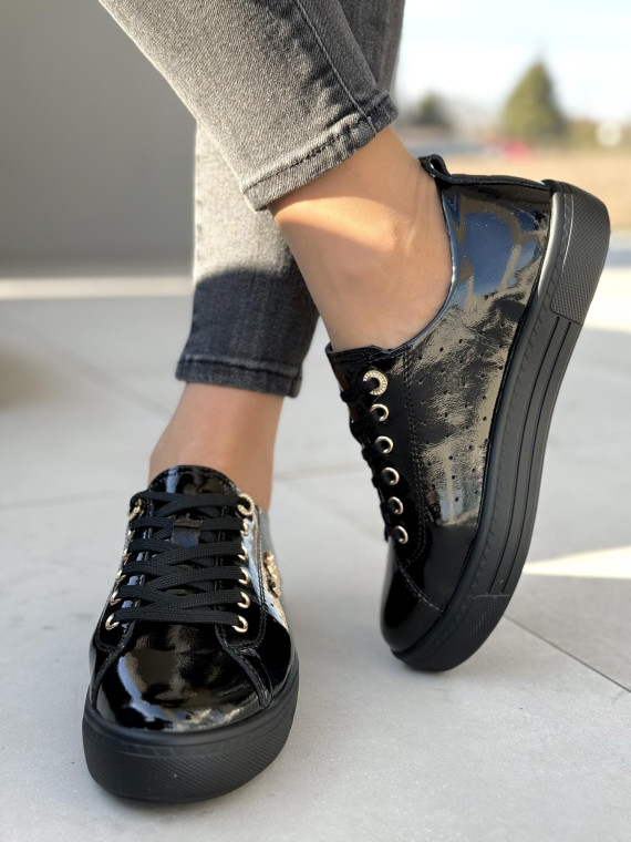 Sneakersy ze skóry naturalnej