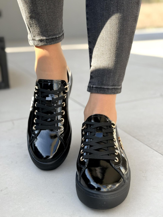 Sneakersy ze skóry naturalnej