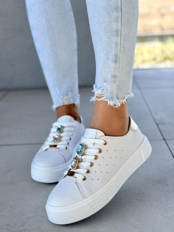 Sneakersy ze skóry naturalnej