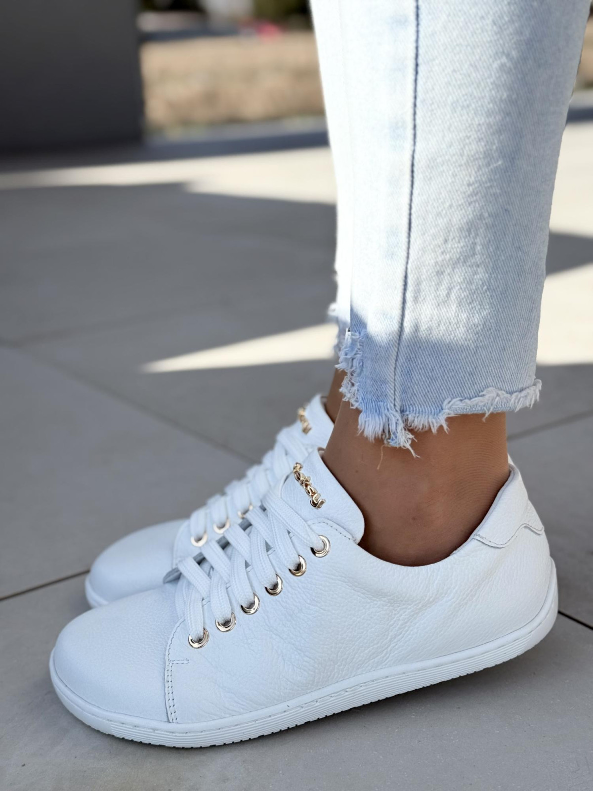 Barefoot sneakers OLEKSY ze skóry naturalnej