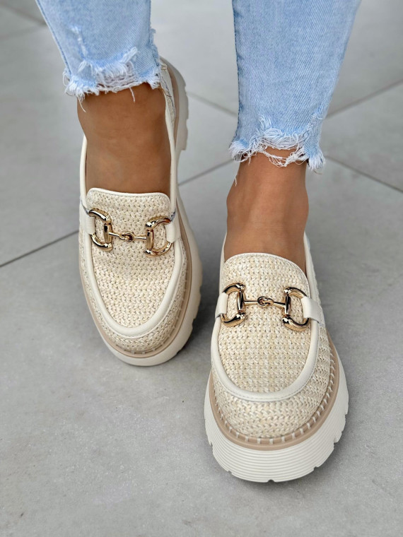 Modne mokasyny damskie ze skóry naturalnej