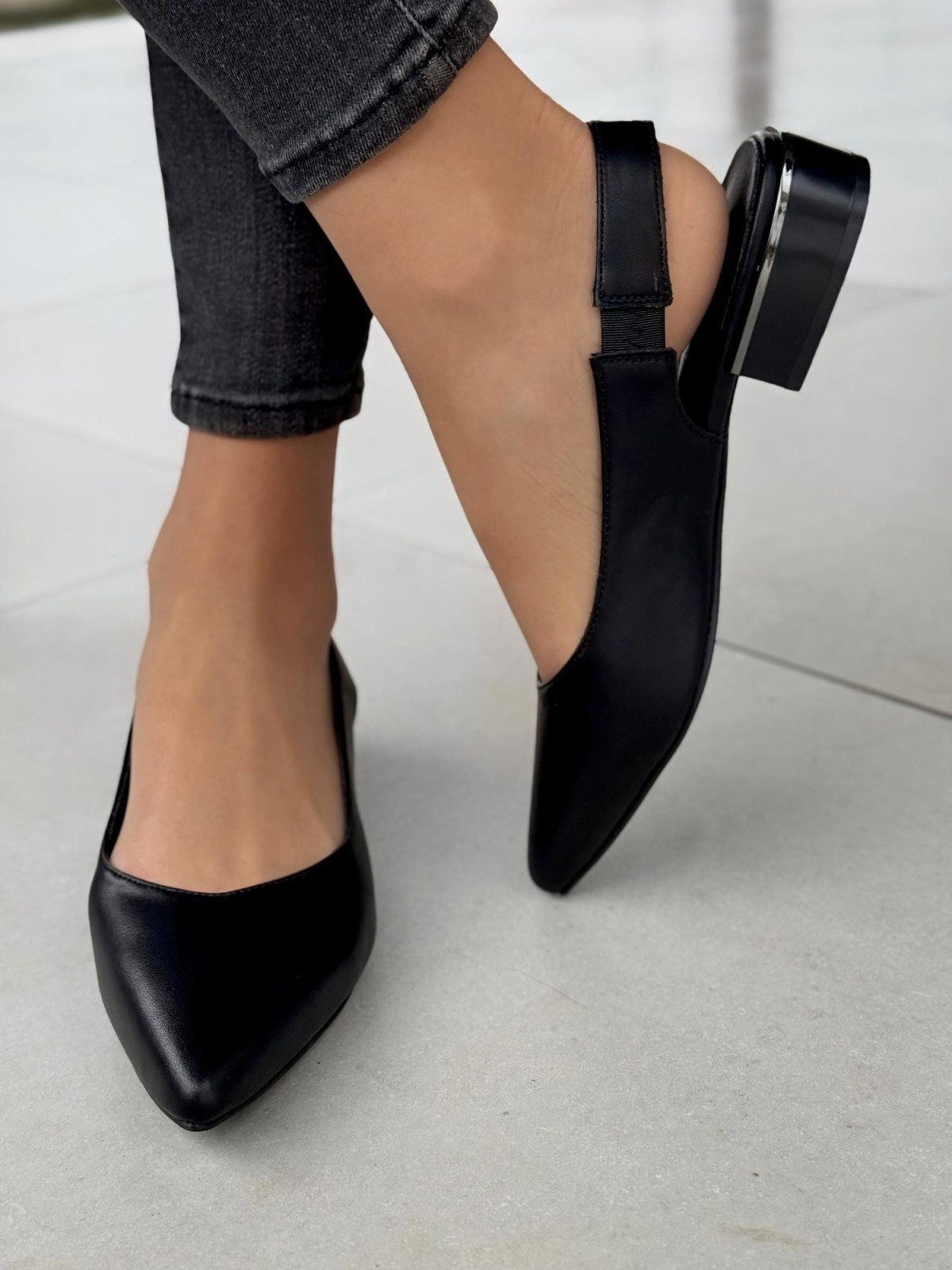 Wyjątkowe czółenka ze skóry naturalnej