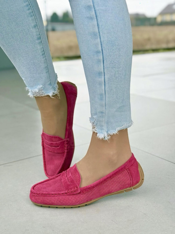 Modne mokasyny damskie ze skóry naturalnej