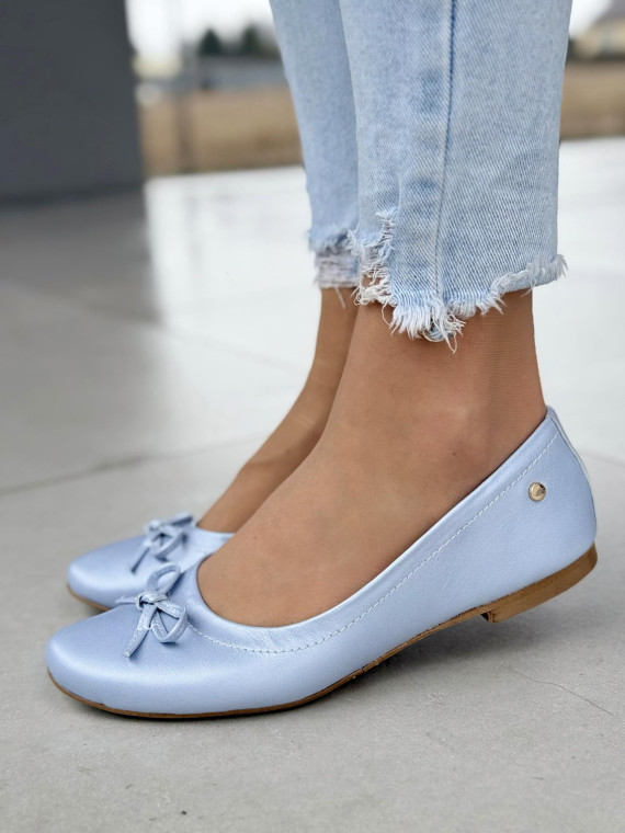 Balerinki ze skóry naturalnej OLEKSY Polskiej produkcji