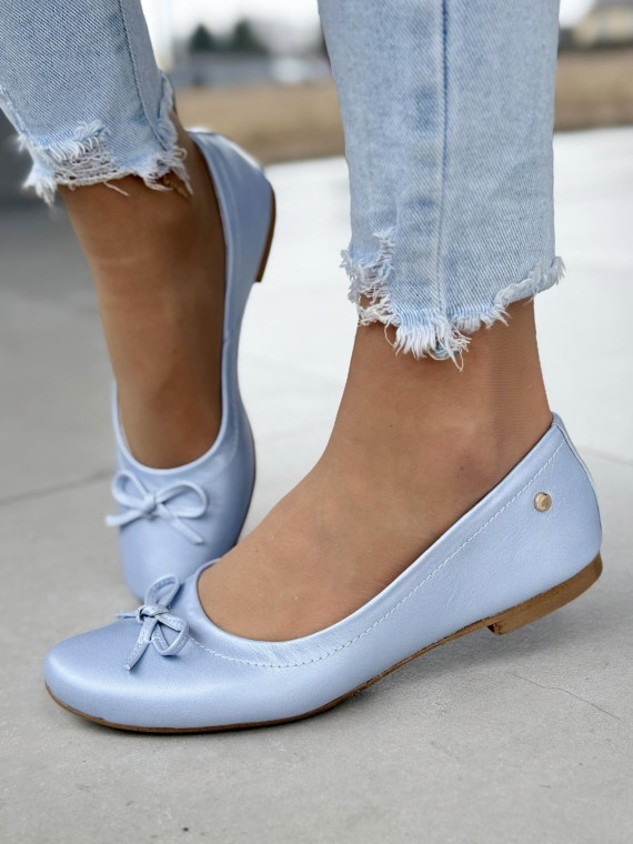 Balerinki ze skóry naturalnej OLEKSY Polskiej produkcji