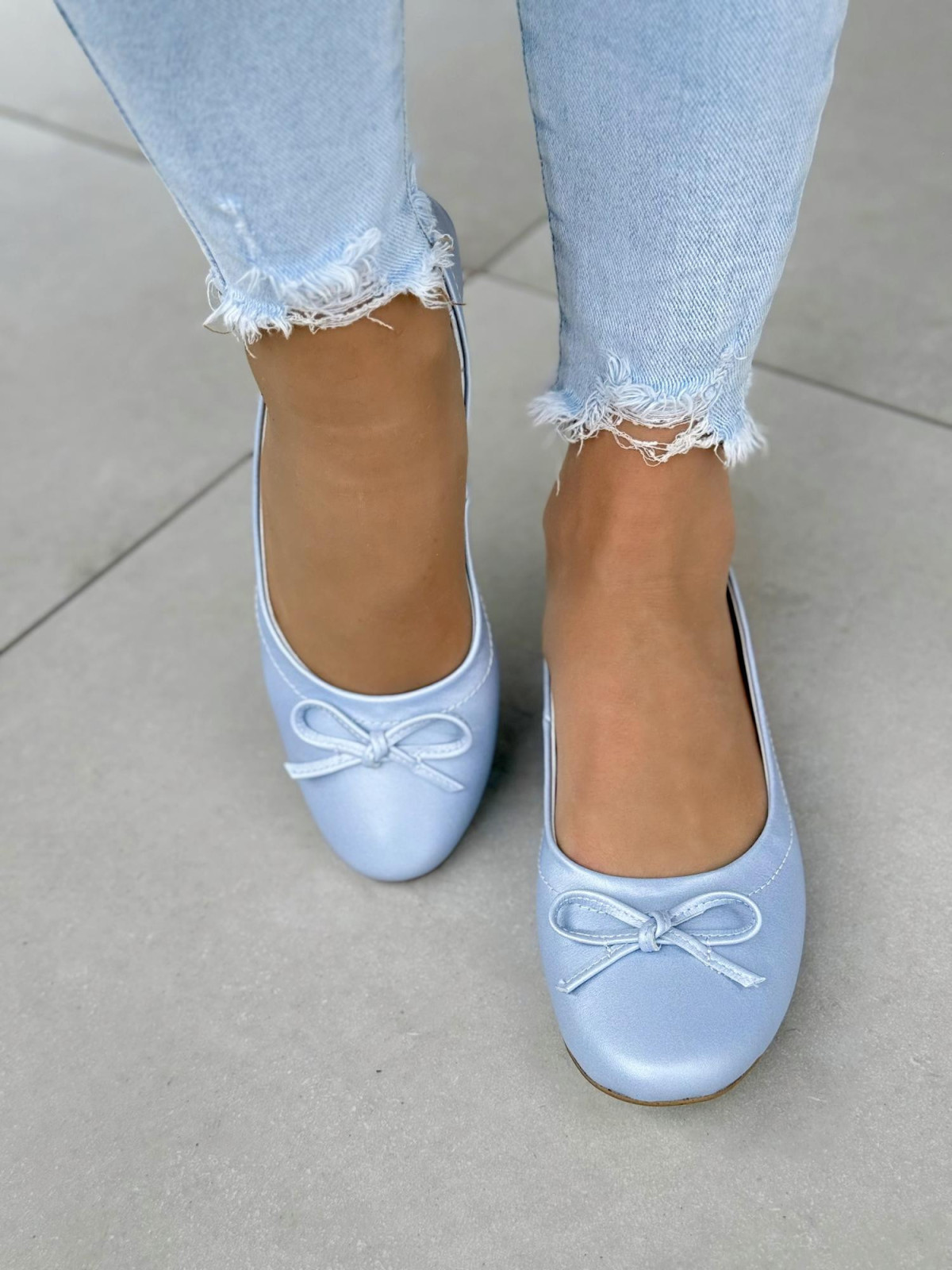 Balerinki ze skóry naturalnej OLEKSY Polskiej produkcji