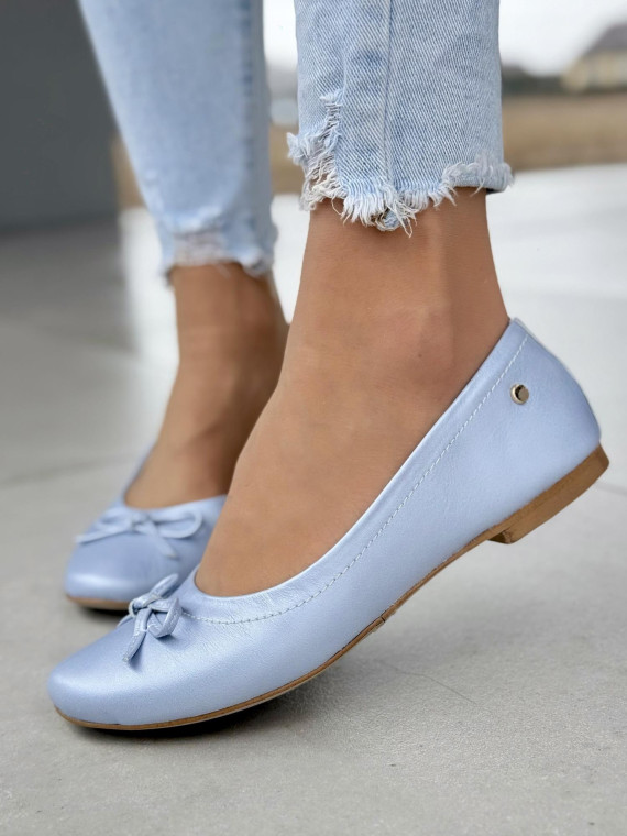 Balerinki ze skóry naturalnej OLEKSY Polskiej produkcji