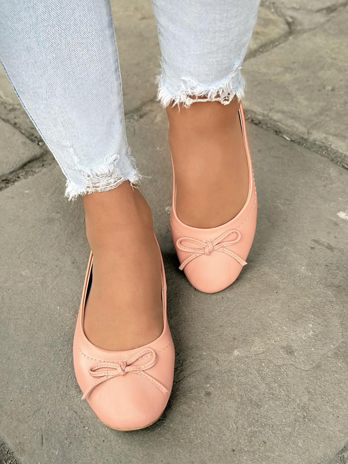 Balerinki ze skóry naturalnej OLEKSY Polskiej produkcji