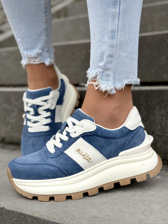 Sneakersy damskie ze skóry naturalnej