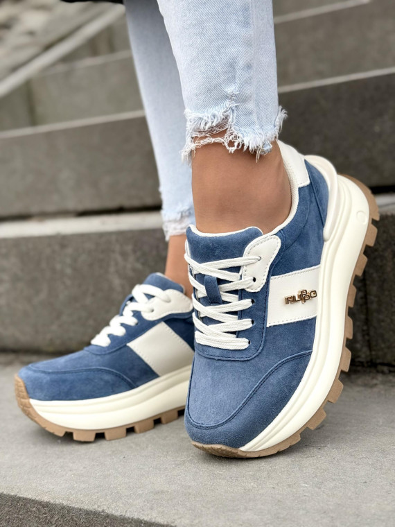 Sneakersy damskie ze skóry naturalnej