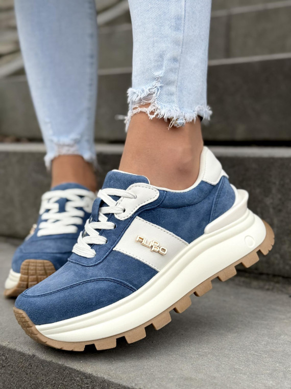 Sneakersy damskie ze skóry naturalnej