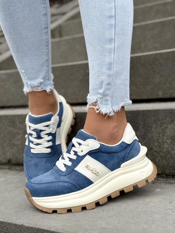 Sneakersy damskie ze skóry naturalnej