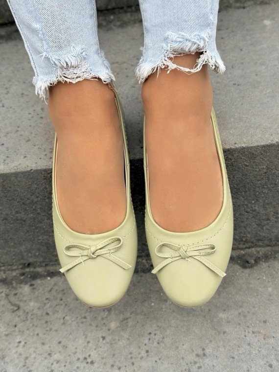 Balerinki ze skóry naturalnej OLEKSY Polskiej produkcji