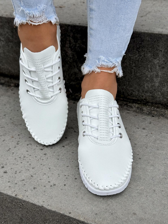 Sneakersy damskie ze skóry naturalnej