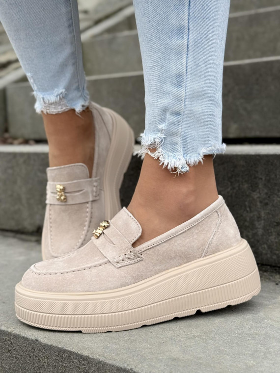 Wyjątkowe mokasyny ze skóry naturalnej