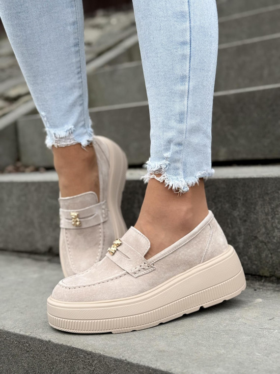 Wyjątkowe mokasyny ze skóry naturalnej